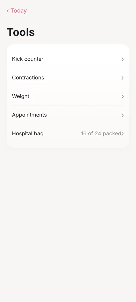 nilaa pregnancy tools
